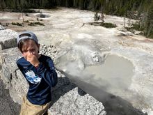 Not a fan of the sulphur smell at Sulphur cauldron 
