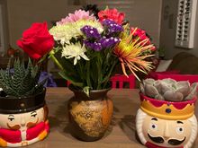 My kids handiwork, brightening their mom’s day. Do they know me or what??? 