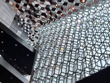 Cool interior of Harpa 