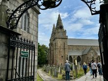 St Machar’s Cathedral where a church has stood since the 800s AD. This one was built in the 15th century.