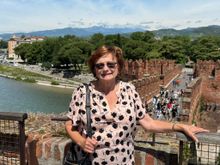 Taken from the ramparts of the castle with the Adige River below