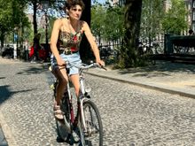So many bicyclists!