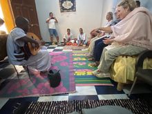 The “music room” is a 1-room building open to the outside