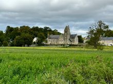 Countryside church on the drive back to Bayeaux.