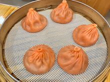 Spicy pork dumplings at Dumpling Story