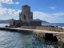 The sea fort built on an islet to the south of Methoni castle, known as the bourtzi, served as a seat for the guards that survey the harbour, as a lighthouse, a prison, or even an ultimate shelter for the inhabitants in times of siege.

