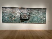Anselm Kiefer, one in a room devoted to his paintings