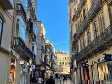 Typical pedestrian streets - no cobblestones 