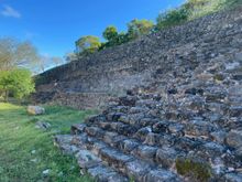 You can also climb up to the pyramid on a side street