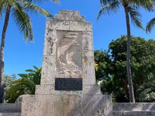 Memorial to those who died in the 1935 Hurricane