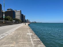 Lakeshore looking north, north of Oak beach.