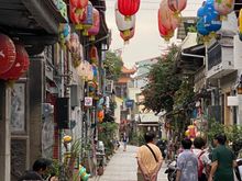 Shennong Street, one of the best preserved traditional streets in Tainan. It was nice enough during the day, but more magical (and crowded!) at night. But the whole area is hopping at night!