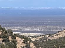A view of Green Valley from the trail.