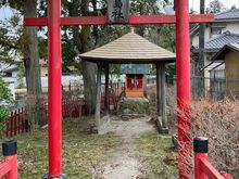 Mini shrine along the street