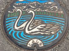 Azumino manhole cover
