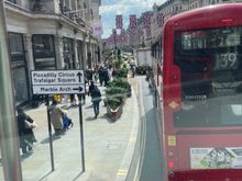 Up on the double-decker, next stop Piccadilly Square