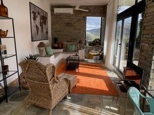 When it's too cool outside (as it unfortunately was), our suite had this lovely sunroom