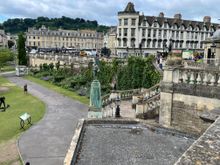 Up on the bridge looking at Parade Gardens
