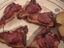Dry lamb chops