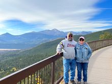 A couple of tourists in Colorado.