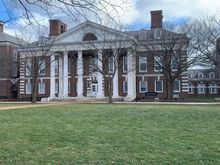 Love the columned buildings surrounding the lawns at the University of Delaware