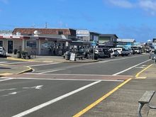 Driving into Westport