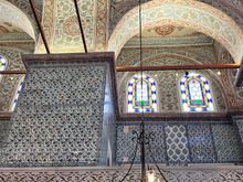 Itznik tiles inside blue mosque