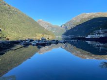 Beautiful morning in Geiranger
