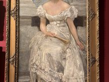 A beautiful woman in white