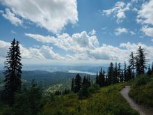 Looking out over Whitefish Lake 