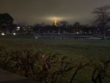 Eiffel Tower in distance