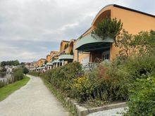 Houses along the river bank