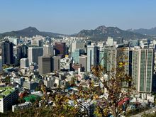 Seoul from Namsan Park