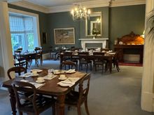 The dining room where we had breakfast