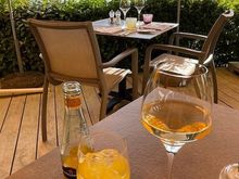 Drinks and dinner on the terrace 