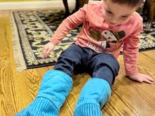 Ethan turned himself into a blue fin crab, lol!