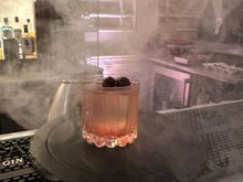 Rosemary infused cocktail. 