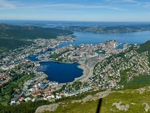 Atop Ulriken mountain 