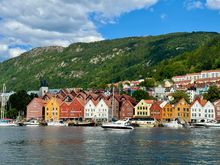 Looking across to Bryggen 