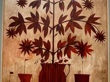 In one of the art exhibits - symbolizes colonization and the alienation of Maori people from the land