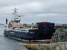 Waiting for this ferry to offload cars before we got on