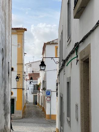 One of the many small streets that grace this charming town