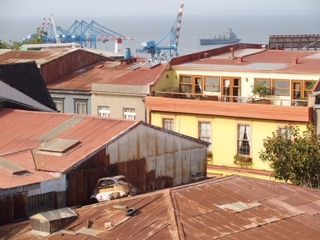 Room view with car on roof