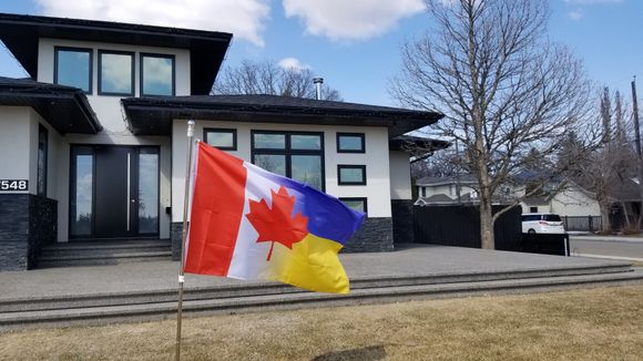 I was walking  by  the River Valley and saw this flag.