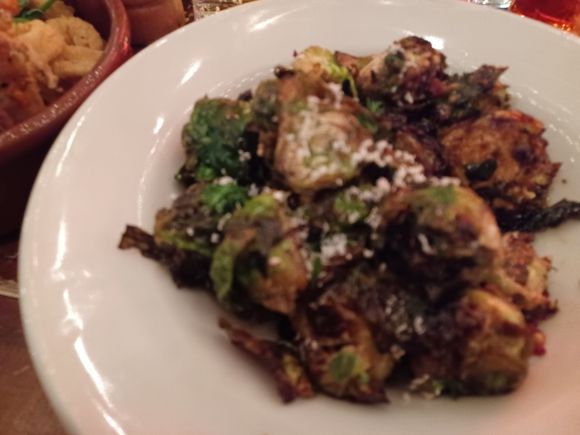 The Smith NYC roast brussell sprouts a worthy side dish.