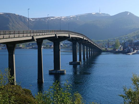 Crossing over the bridge