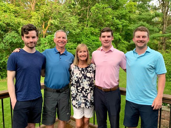 My brother and his tight-knit family.