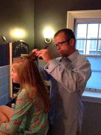 Always the French braid person; I cannot French braid hair. 