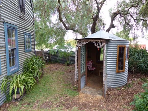 A water tank repurposed…
