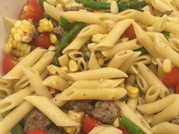 After, not very well mixed.  